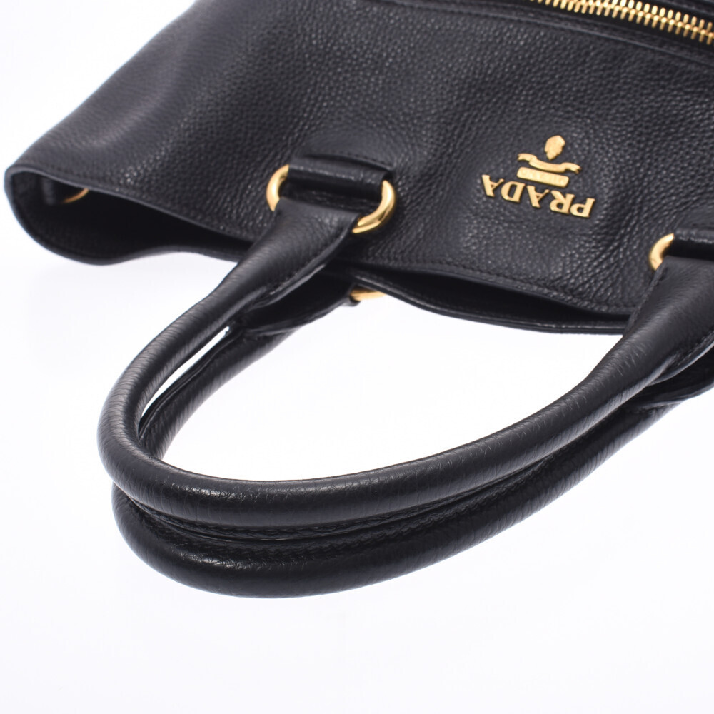 Prada Calfskin Tote Black Bag - Picture 3 of 11